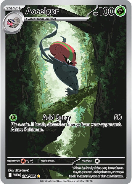 Accelgor 094/086 - Illustration Rare-Kantocards
