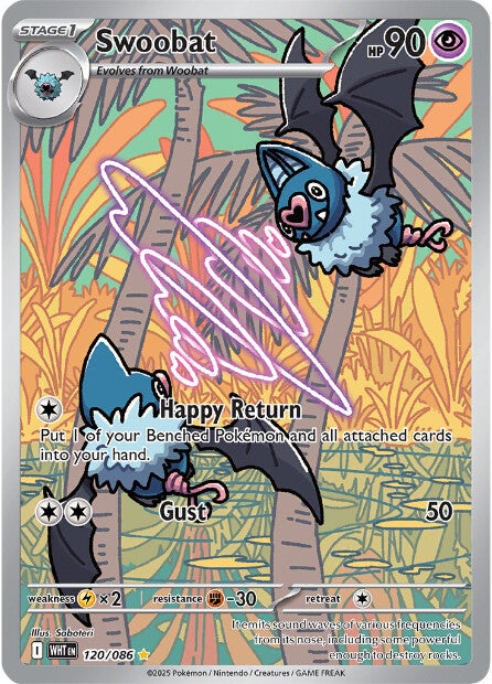 Swoobat 120/086 - Illustration Rare-Kantocards