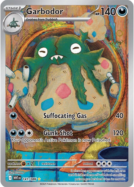 Garbodor 141/086 - Illustration Rare-Kantocards