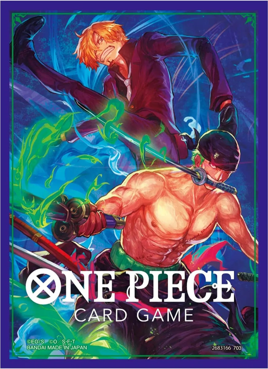 One Piece TCG Official Sleves 5 - Zoro & Sanji-Kantocards