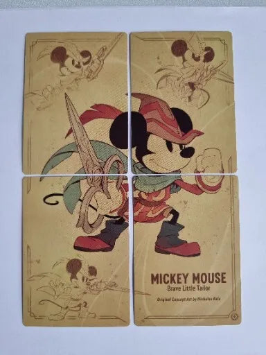 Mickey Mouse - Brave Little Tailor Concept Art - (SET)-Kantocards