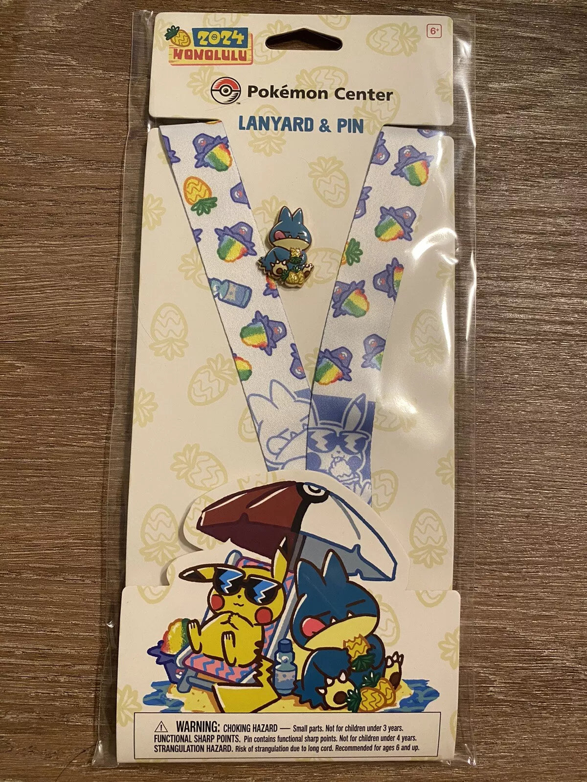 Lanyard -Pikachu/Munchlax- Honolulú 2024-Kantocards