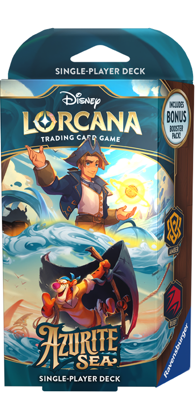 Lorcana - Azurite Sea - Starter Deck (Ruby/Amber)-Kantocards
