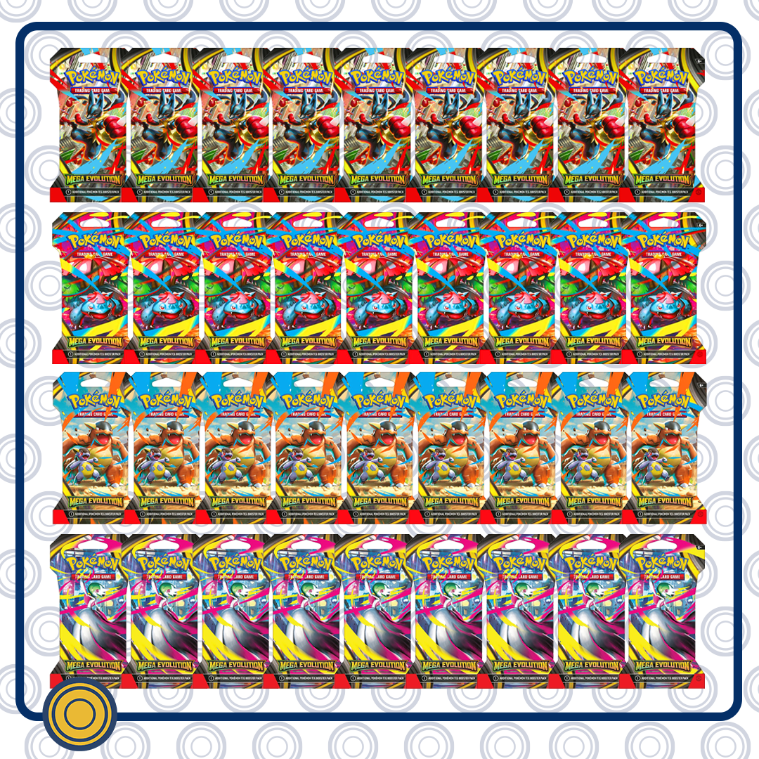 Mega Evolution - 36 Sleeved Boosters (Equivalente a 1 Booster Box)