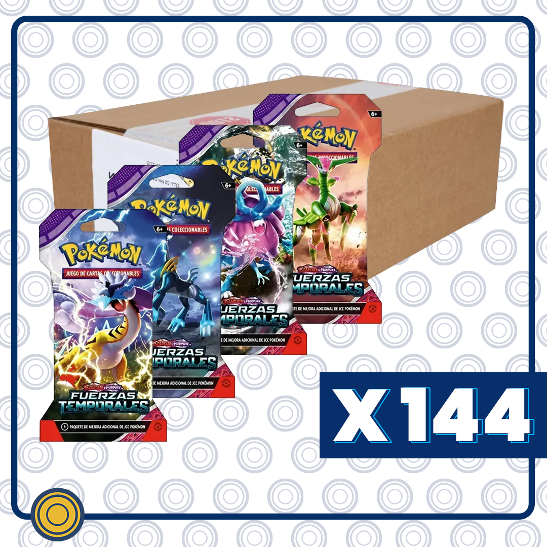 CASE Sleeved Booster - Temporal forces - ESPAÑOL