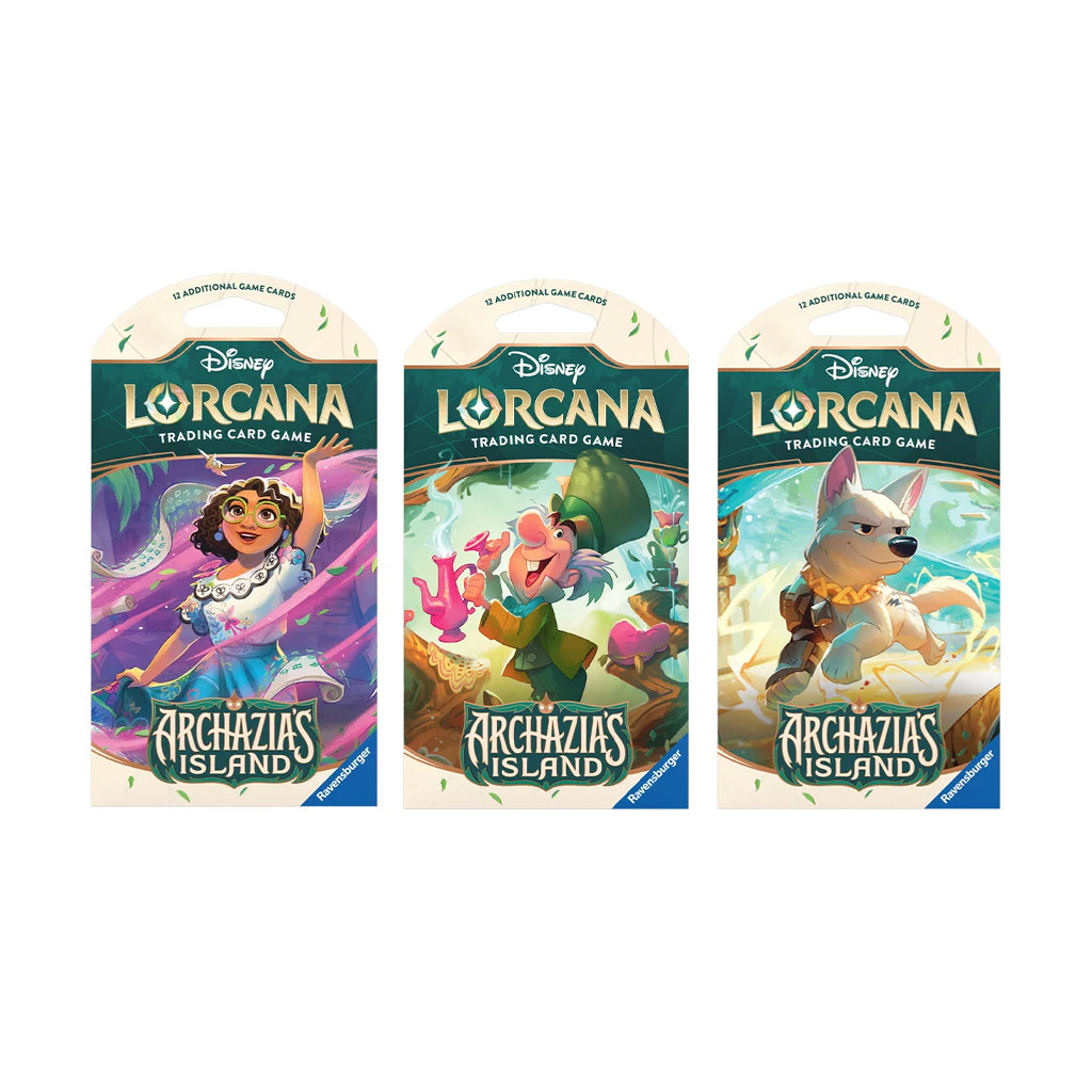 Lorcana Sleeved Booster Pack - Archazia’s Island-Kantocards