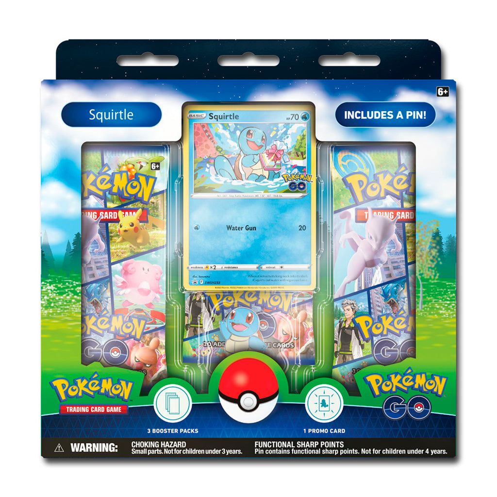 Pokémon GO Pin Collection—Squirtle - Español-Kantocards