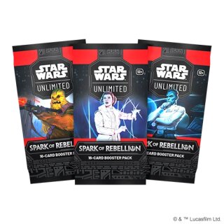 Star Wars Unlimited (TCG) : Spark of Rebellion Booster Pack (16 cartas)-Kantocards