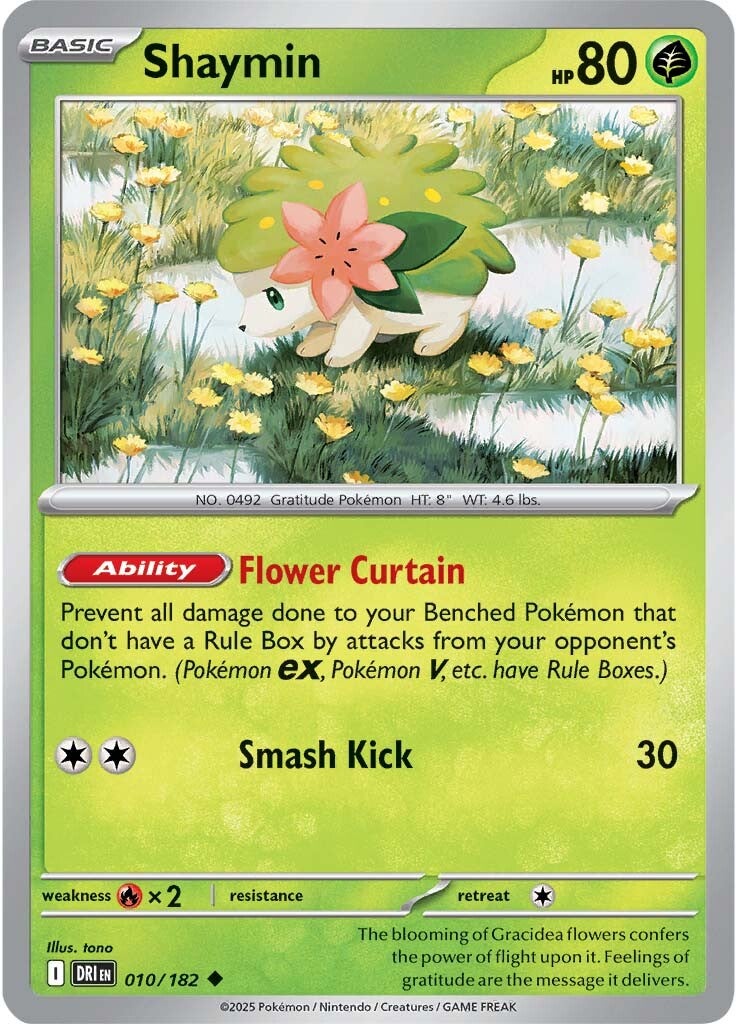 Shaymin 010/182 - Uncommon-Kantocards