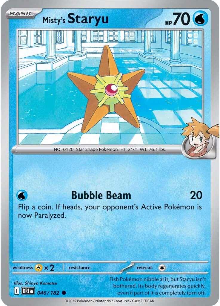 Misty's Staryu 046/182 - Common-Kantocards