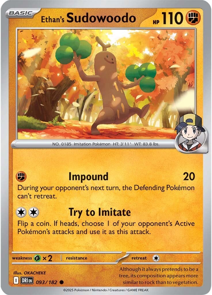Ethan's Sudowoodo 093/182 - Common-Kantocards