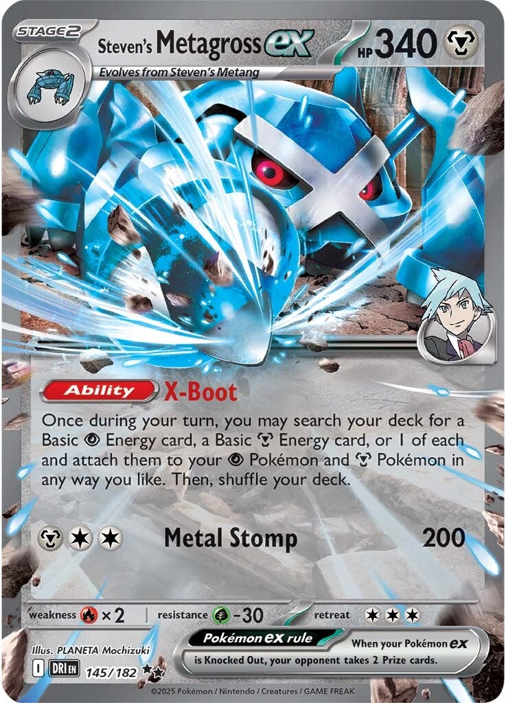 Steven's Metagross ex 145/182 - Double Rare-Kantocards