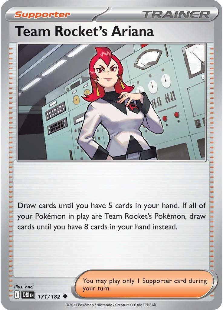 Team Rocket's Ariana 171/182 - Uncommon - Reverse Holo-Kantocards