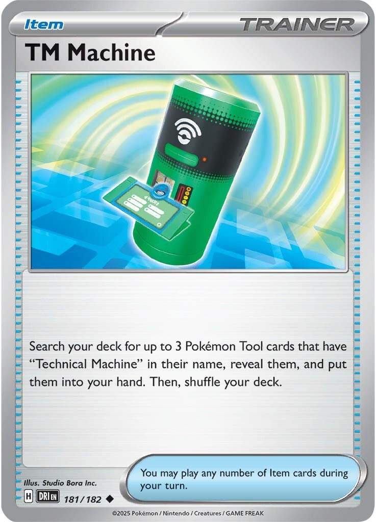 TM Machine 181/182 - Uncommon - Reverse Holo-Kantocards