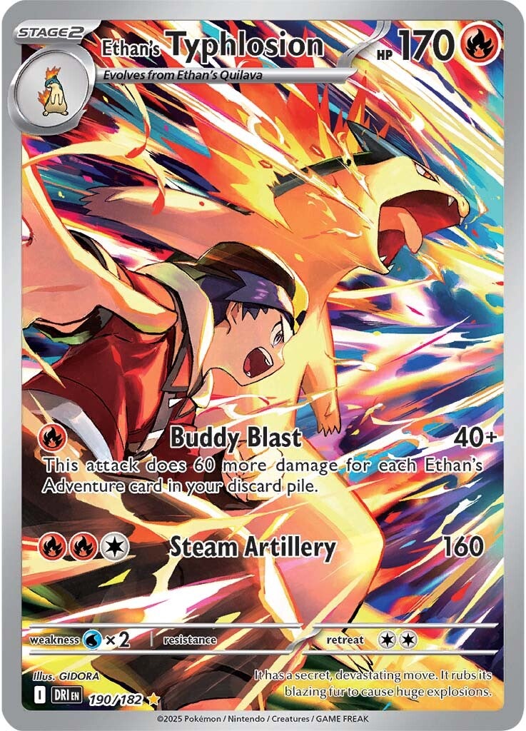 Ethan's Typhlosion 190/182 - Illustration Rare-Kantocards