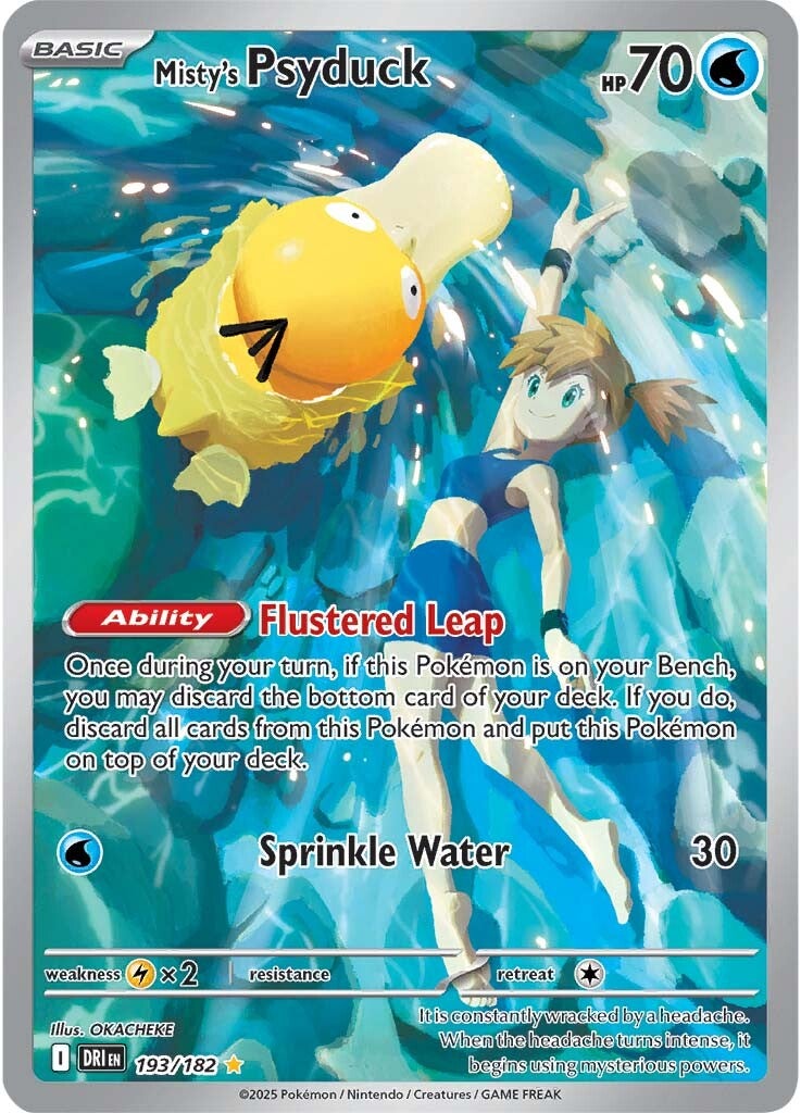 Misty's Psyduck 193/182 - Illustration Rare-Kantocards