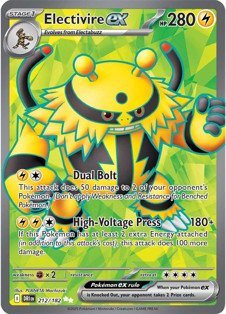 Electivire ex 212/182 - Ultra Rare-Kantocards