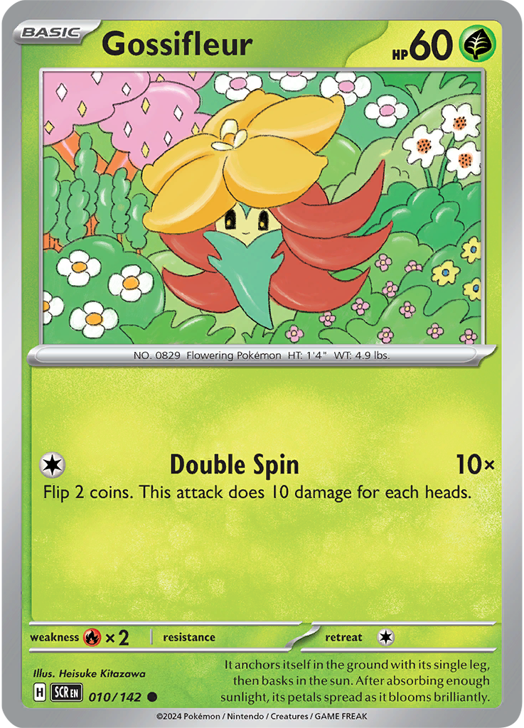 Gossifleur 010/142 - Common - Reverse Holo-Kantocards