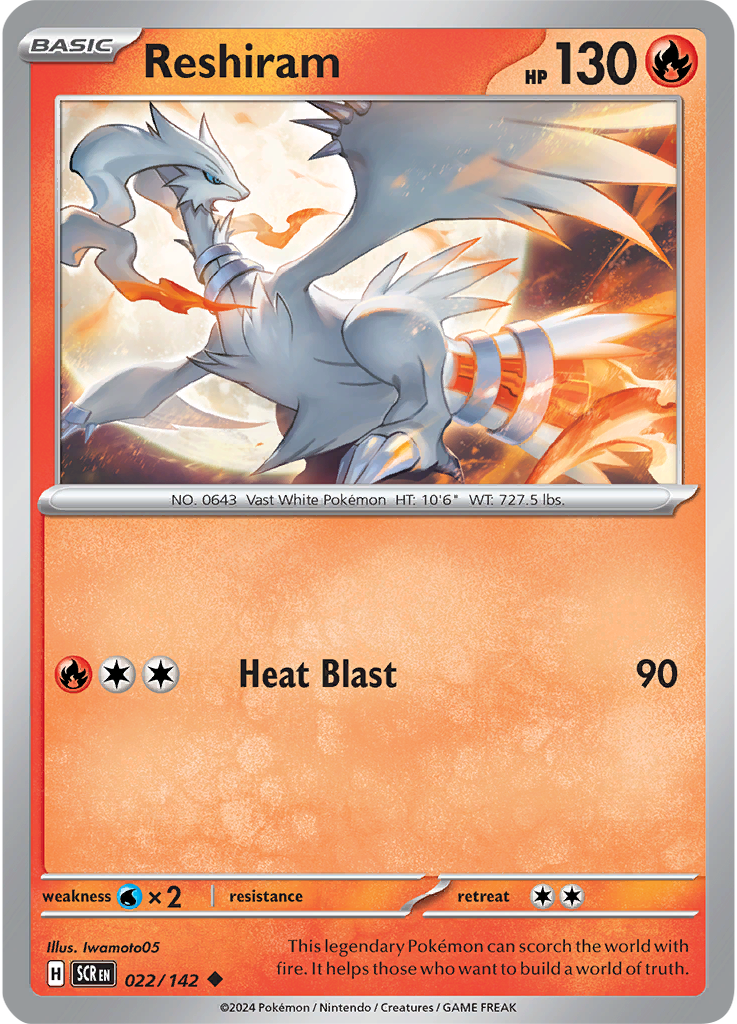 Reshiram 022/142 - Uncommon-Kantocards
