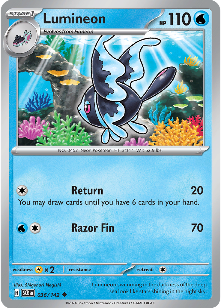 Lumineon 036/142 - Uncommon-Kantocards