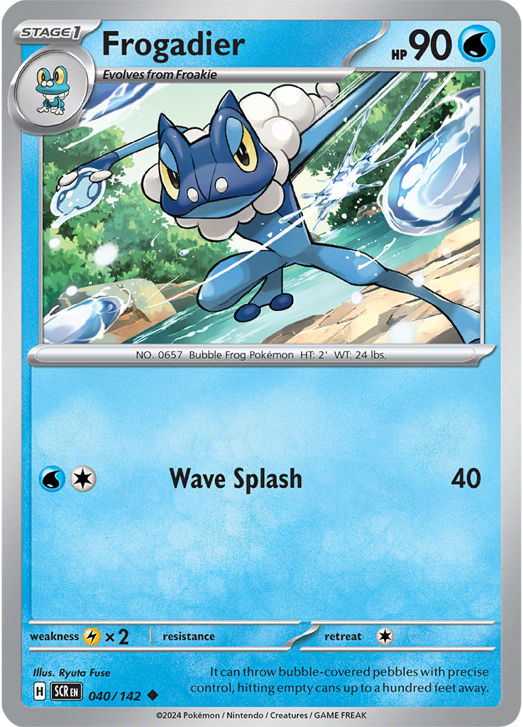 Frogadier 040/142 - Uncommon - Reverse Holo-Kantocards
