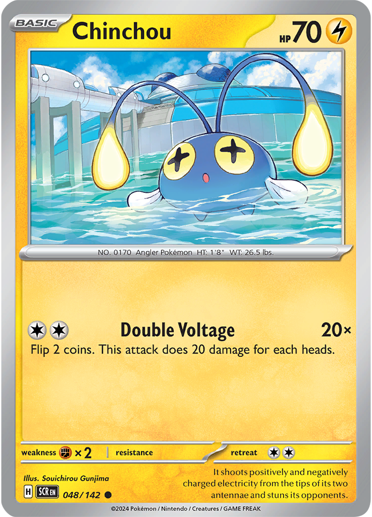 Chinchou 048/142 - Common-Kantocards