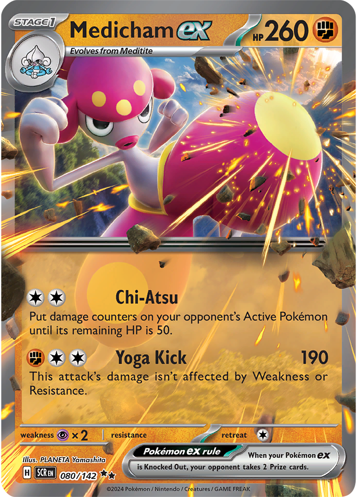 Medicham ex 080/142 - Double Rare-Kantocards