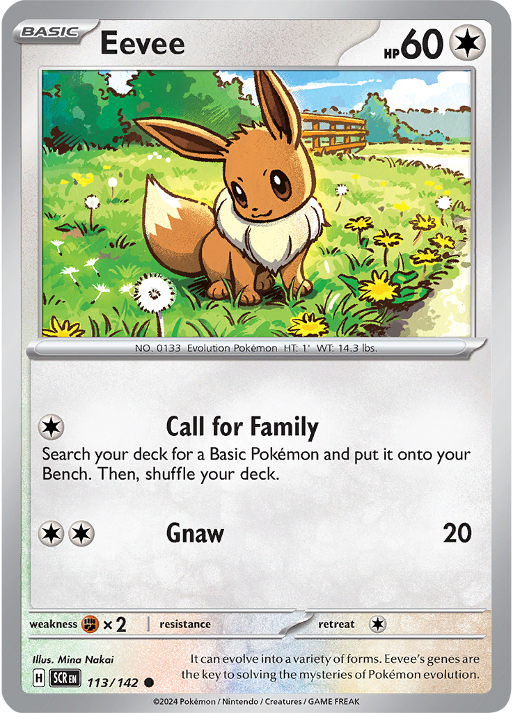 Eevee 113/142 - Common-Kantocards