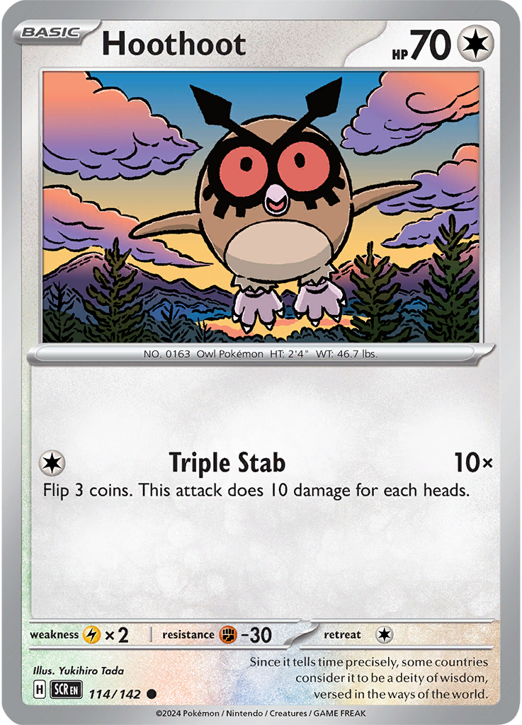 Hoothoot 114/142 - Common-Kantocards