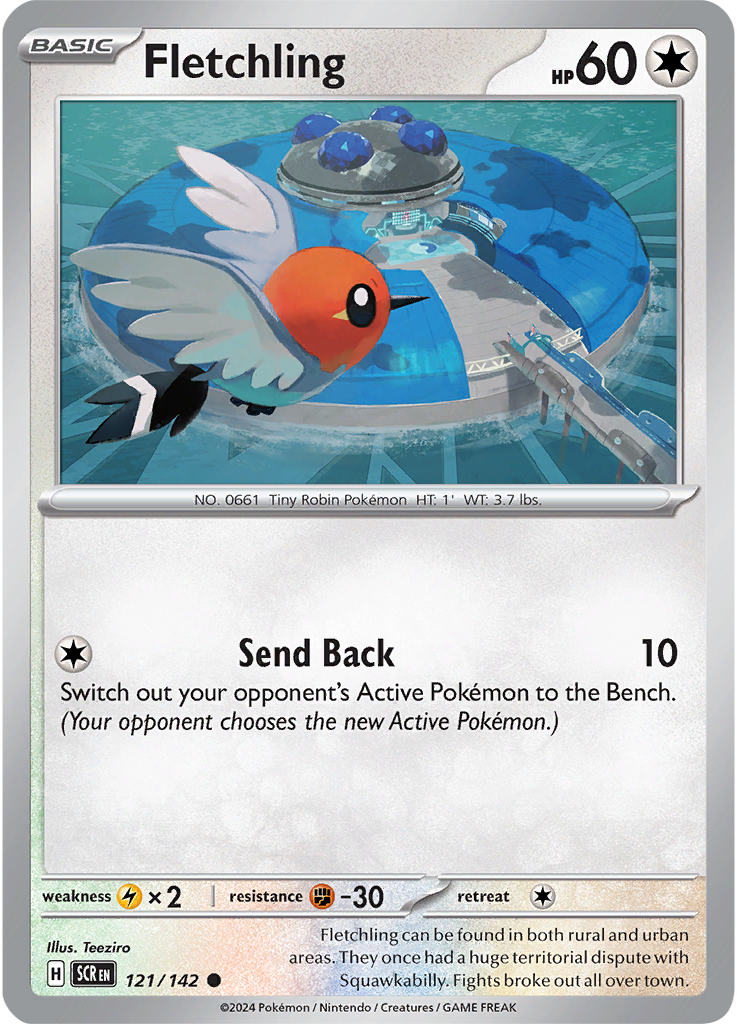 Fletchling 121/142 - Common - Reverse Holo-Kantocards