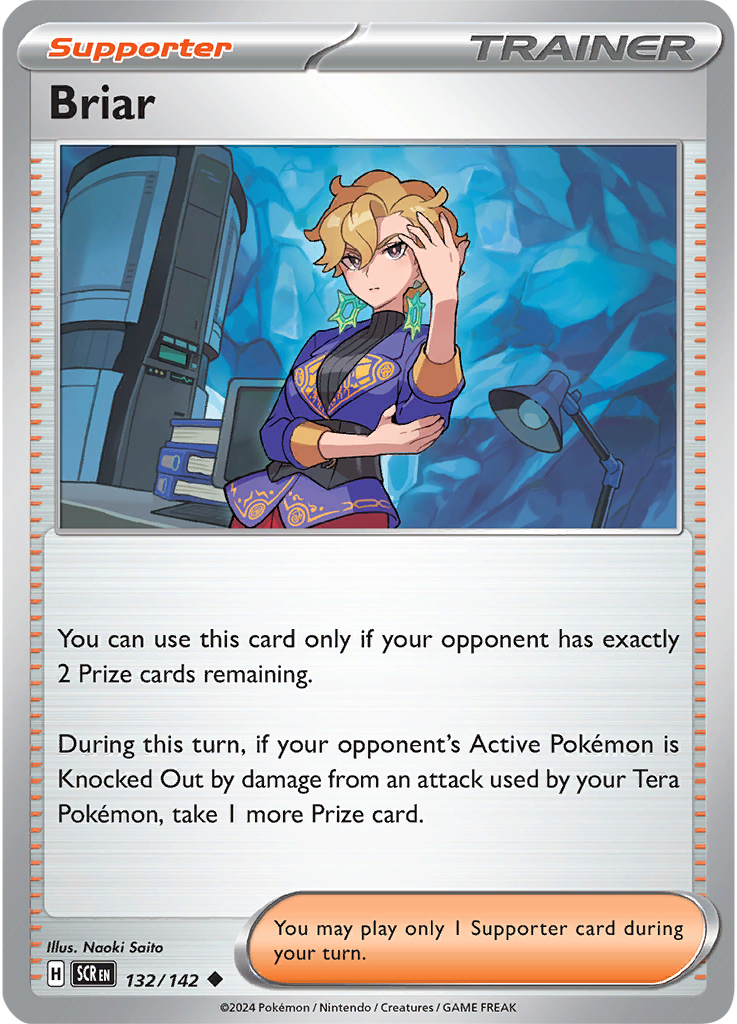 Briar 132/142 - Uncommon - Reverse Holo-Kantocards