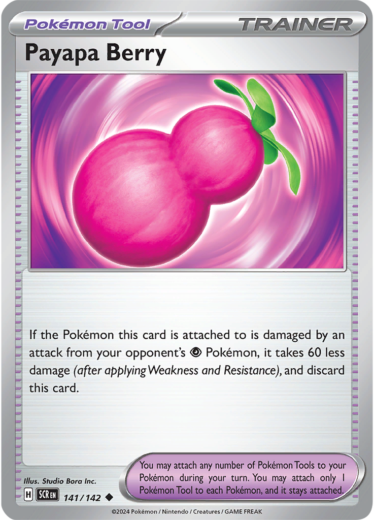 Payapa Berry 141/142 - Uncommon - Reverse Holo-Kantocards