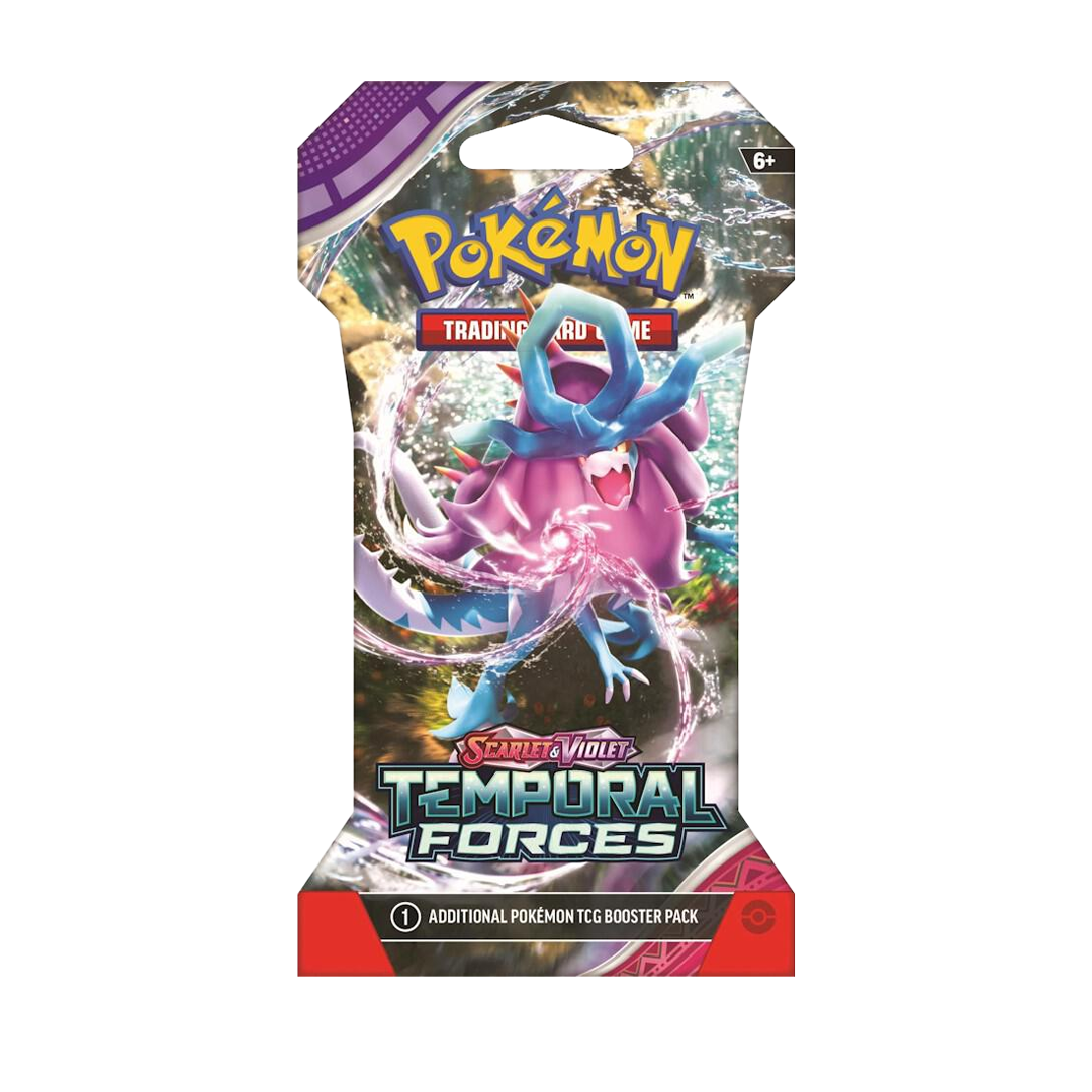 Pokémon S&V: Temporal Forces - Sleeved Booster Pack-Kantocards