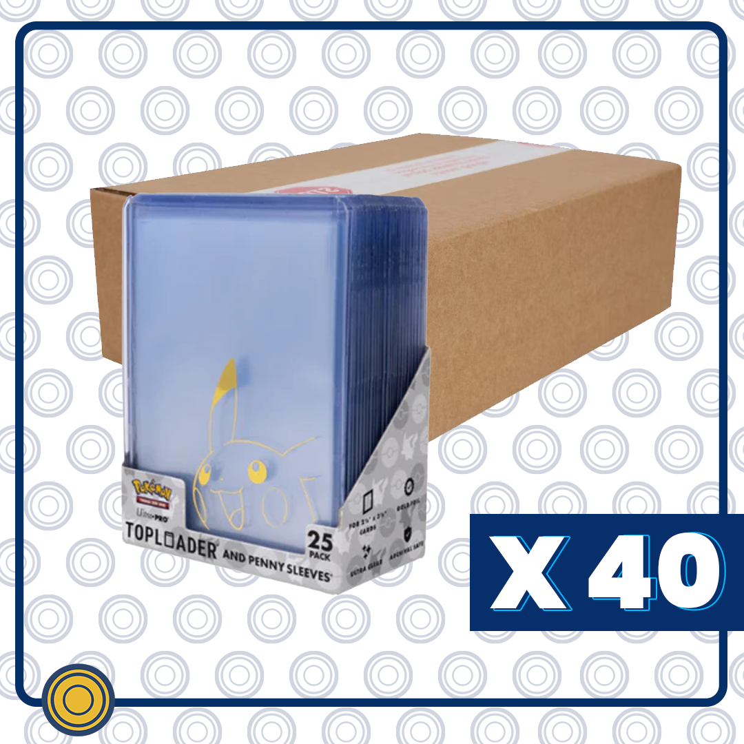 CASE Toploaders Pikachu (25 Top loader+25 sleeves)