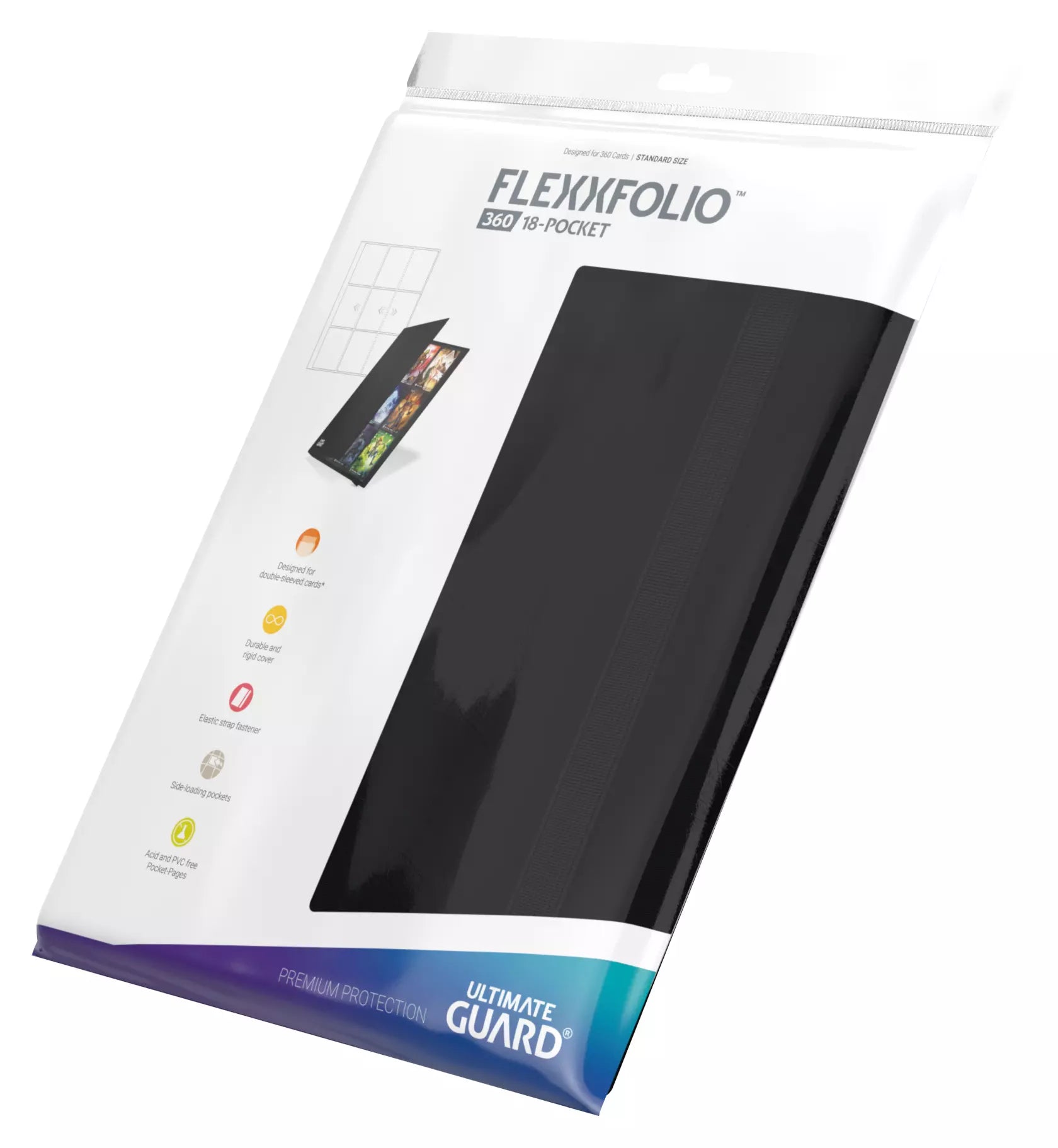 Flexxfolio™ 360 – 18-Pocket Black-Kantocards