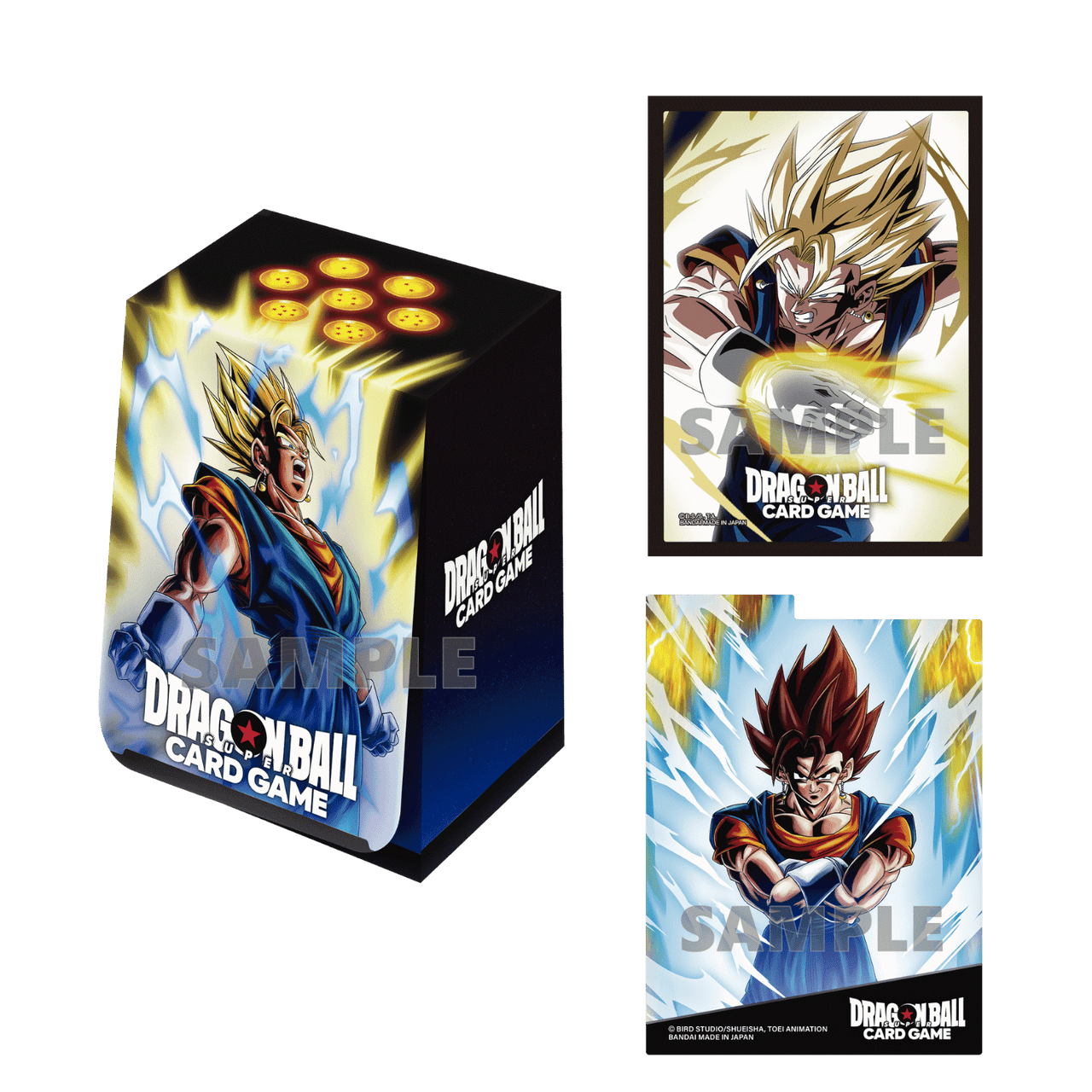 DBS TCG Fusion World Card Case and Card Sleeve set 02 - Vegito-Kantocards