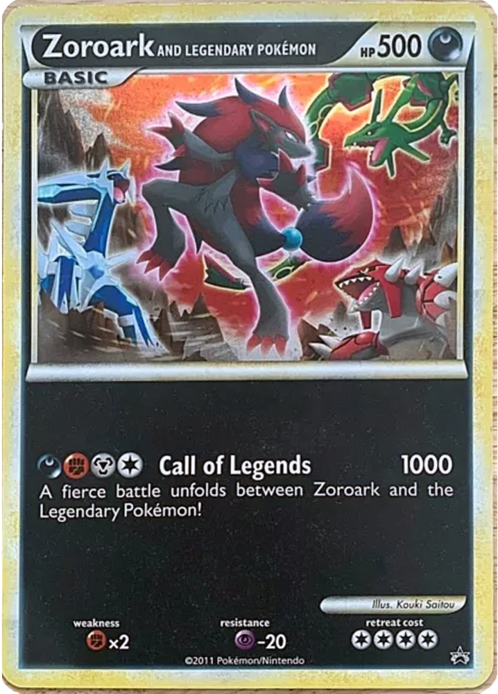 Zoroark and Legendary Pokemon -Lightly played- Jumbo - Ingles-Kantocards