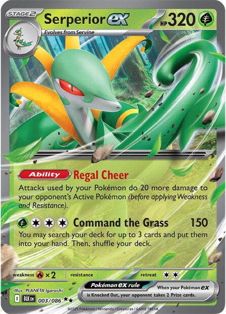 Serperior ex 003/086 - Double Rare-Kantocards