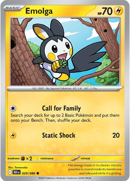 Emolga 029/086 - Common-Kantocards