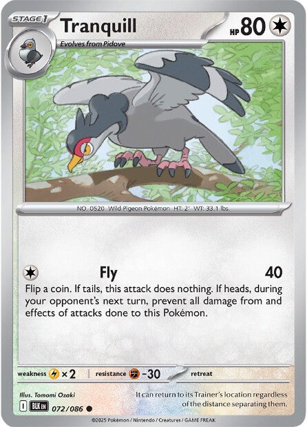 Tranquill 072/086 - Common-Kantocards