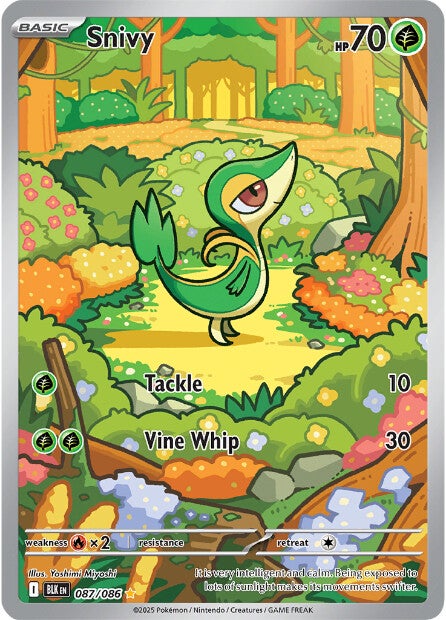 Snivy 087/086 - Illustration Rare-Kantocards