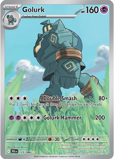 Golurk 123/086 - Illustration Rare-Kantocards