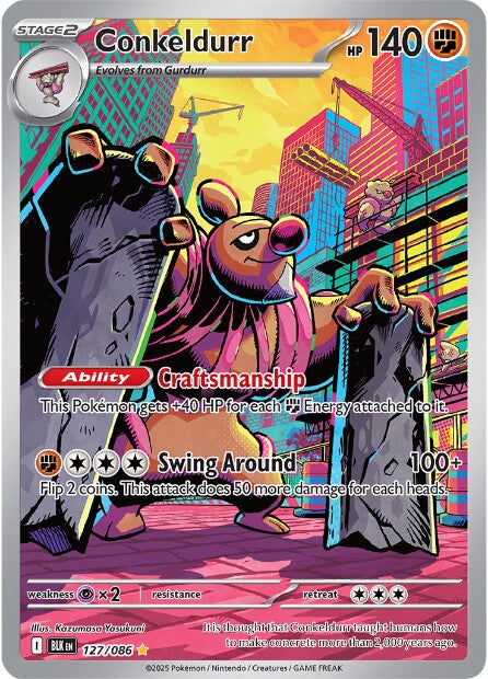 Conkeldurr 127/086 - Illustration Rare-Kantocards