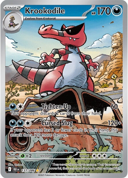 Krookodile 137/086 - Illustration Rare-Kantocards