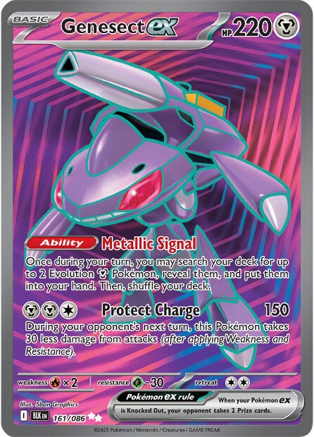 Genesect ex 161/086 - Ultra Rare-Kantocards