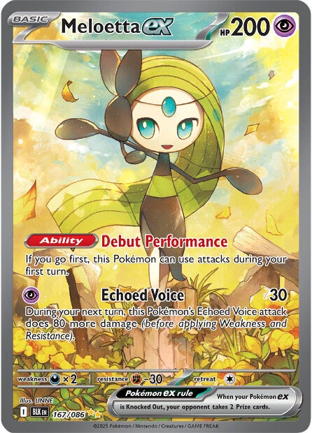 Meloetta ex 167/086 - Special Illustration Rare-Kantocards