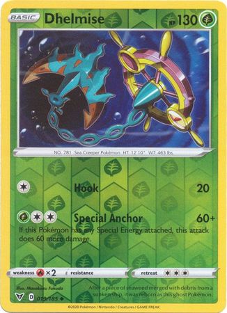 Dhelmise 019/185 - Holo Reverse-Kantocards