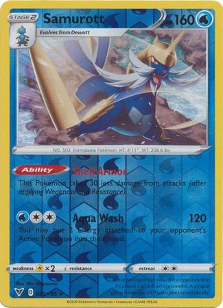 Samurott 035/185 - Holo Reverse-Kantocards