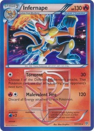 Infernape 17/135-Kantocards