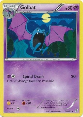 Golbat 54/135-Kantocards